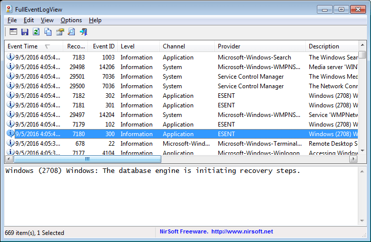 NirBlog » Blog Archive » New event log utilities for