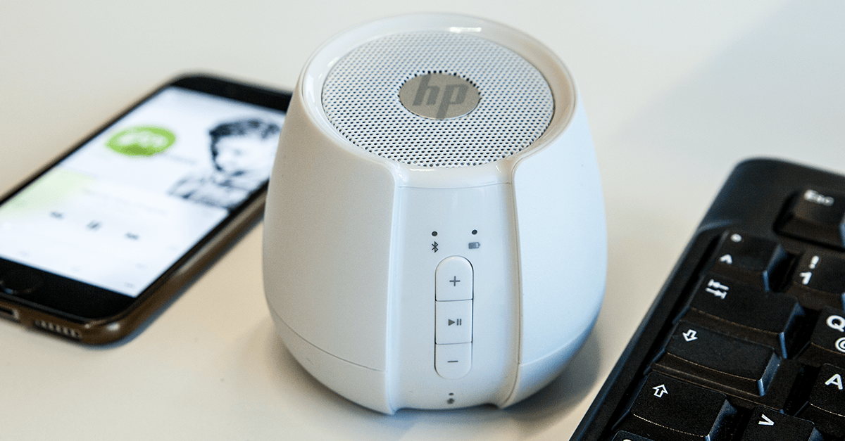 Klein, aber oho der Bluetooth Mini Lautsprecher HP S6500