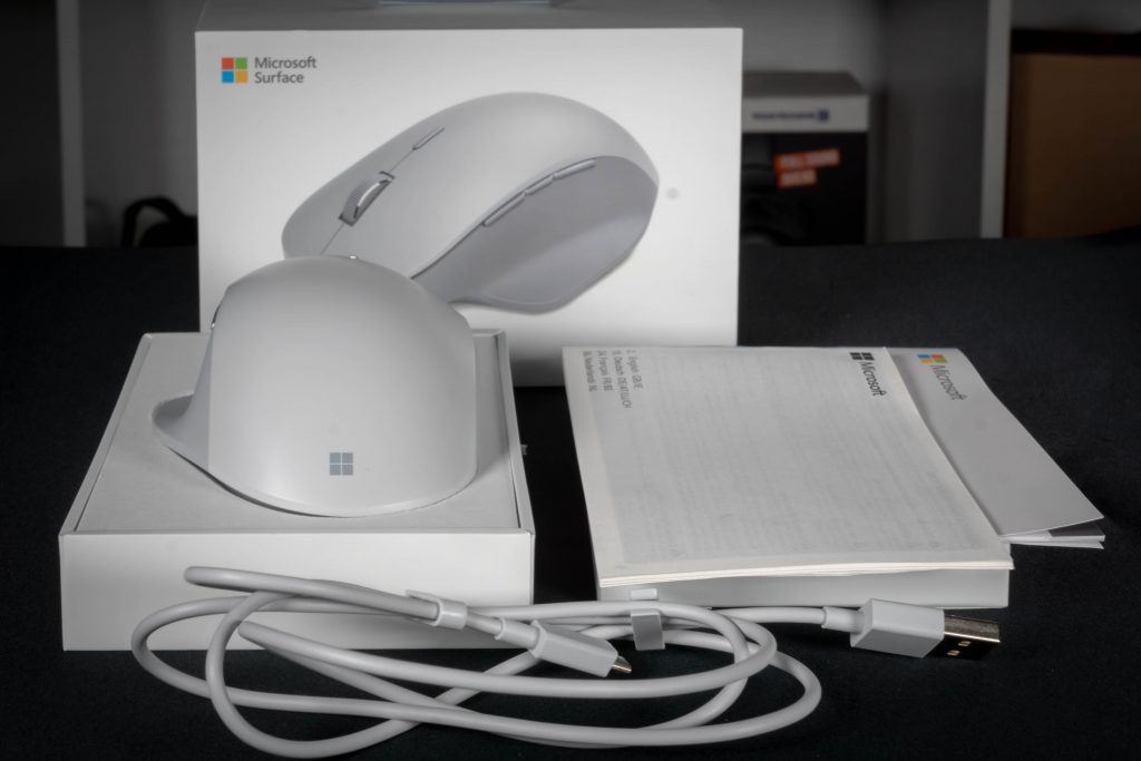Getestet Microsoft Surface Precision Mouse klein, grau, praktisch