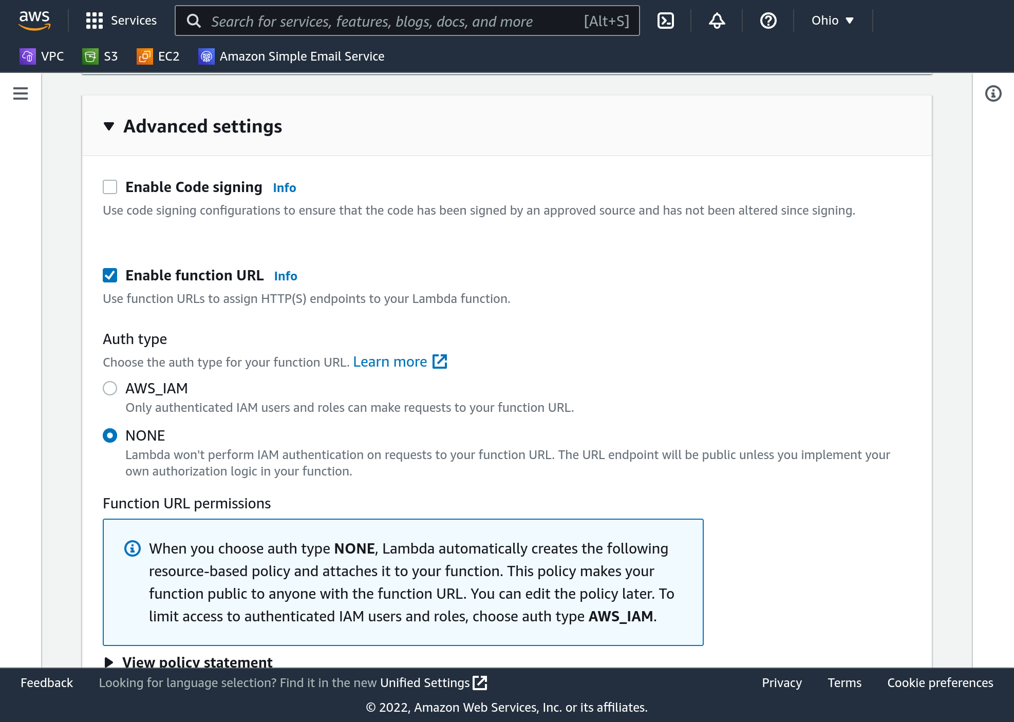 AWS Lambda Function URL Hello World · Karl's Blog