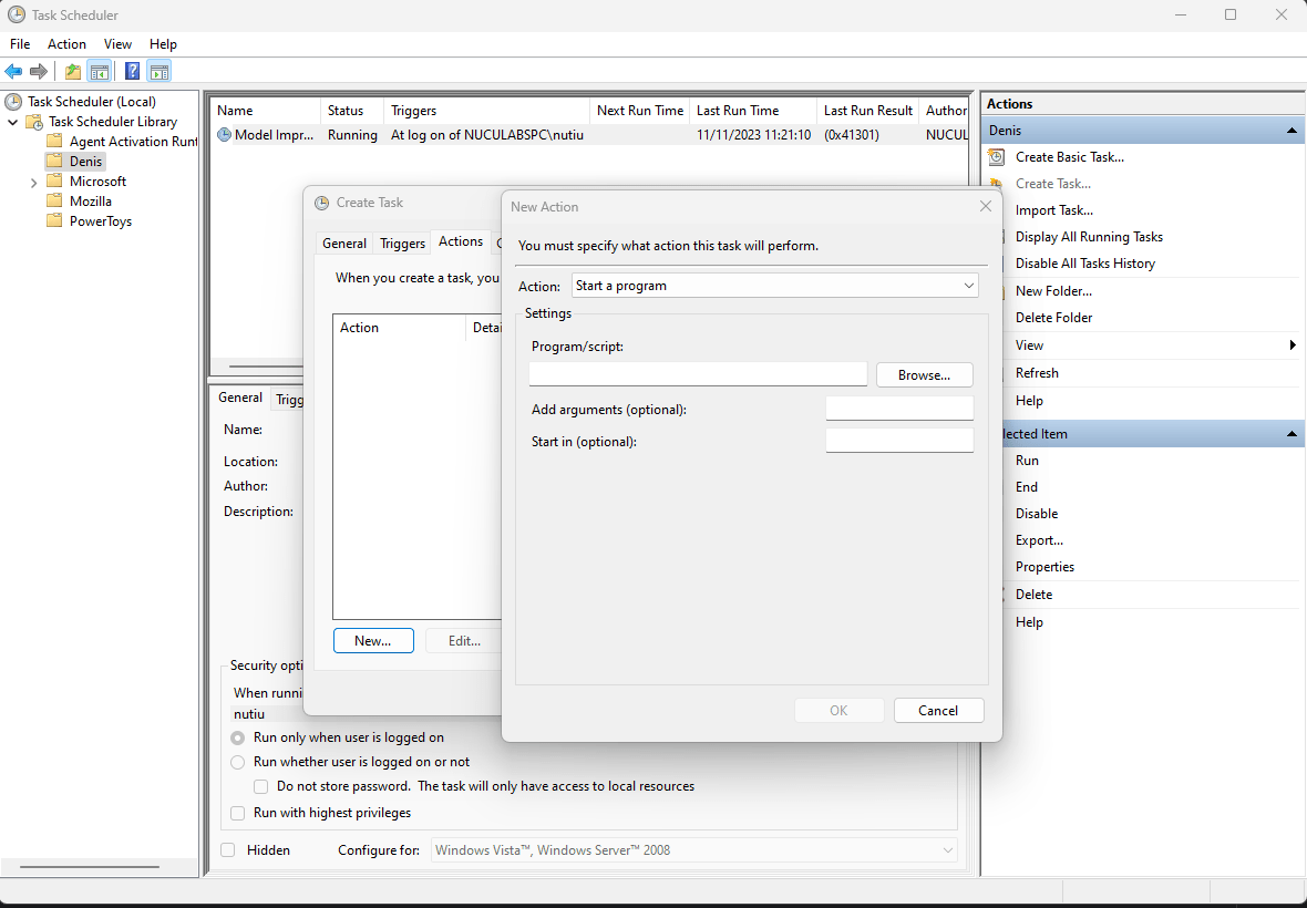 Windows Task Scheduler Quick Start NucuLabs