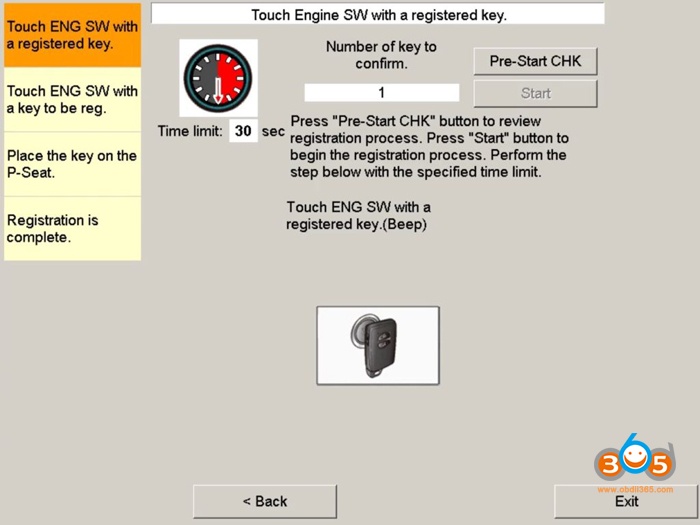 Toyota Smart Key Systems Automotive Key.