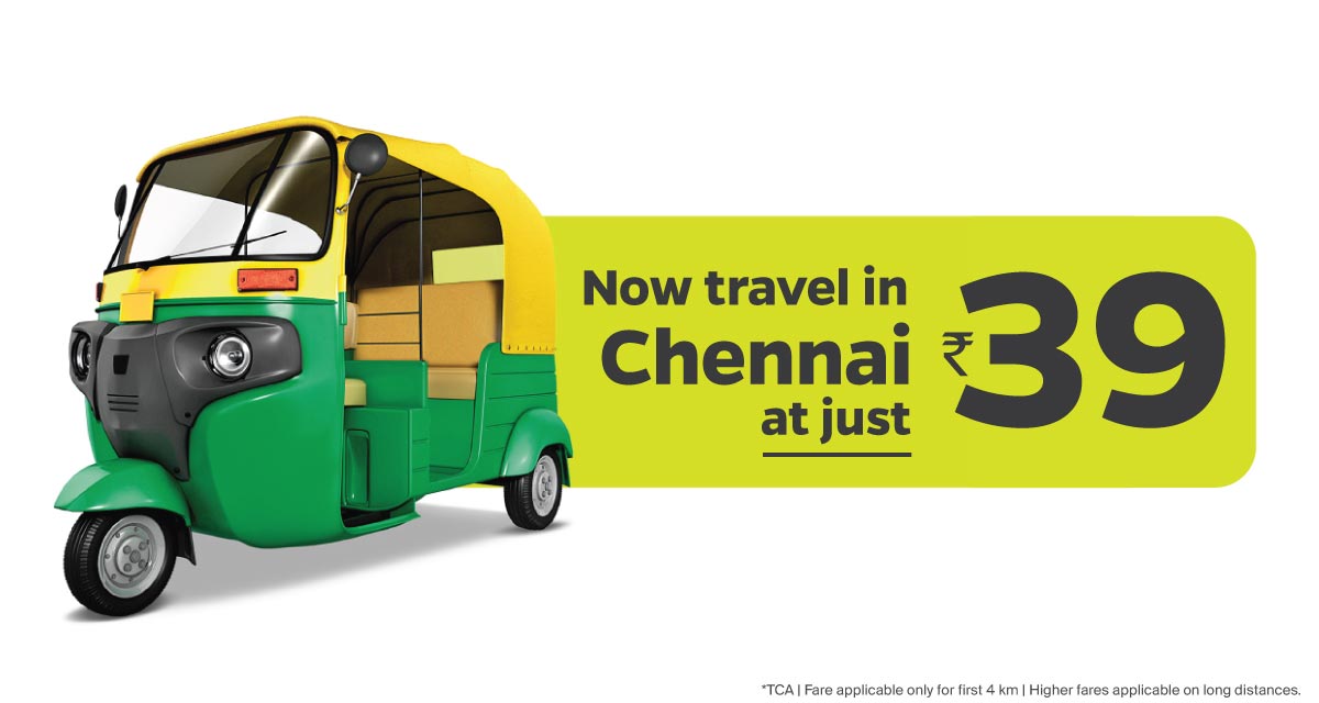 Ola Auto now at just Rs.39! Ola is even more affordable than before