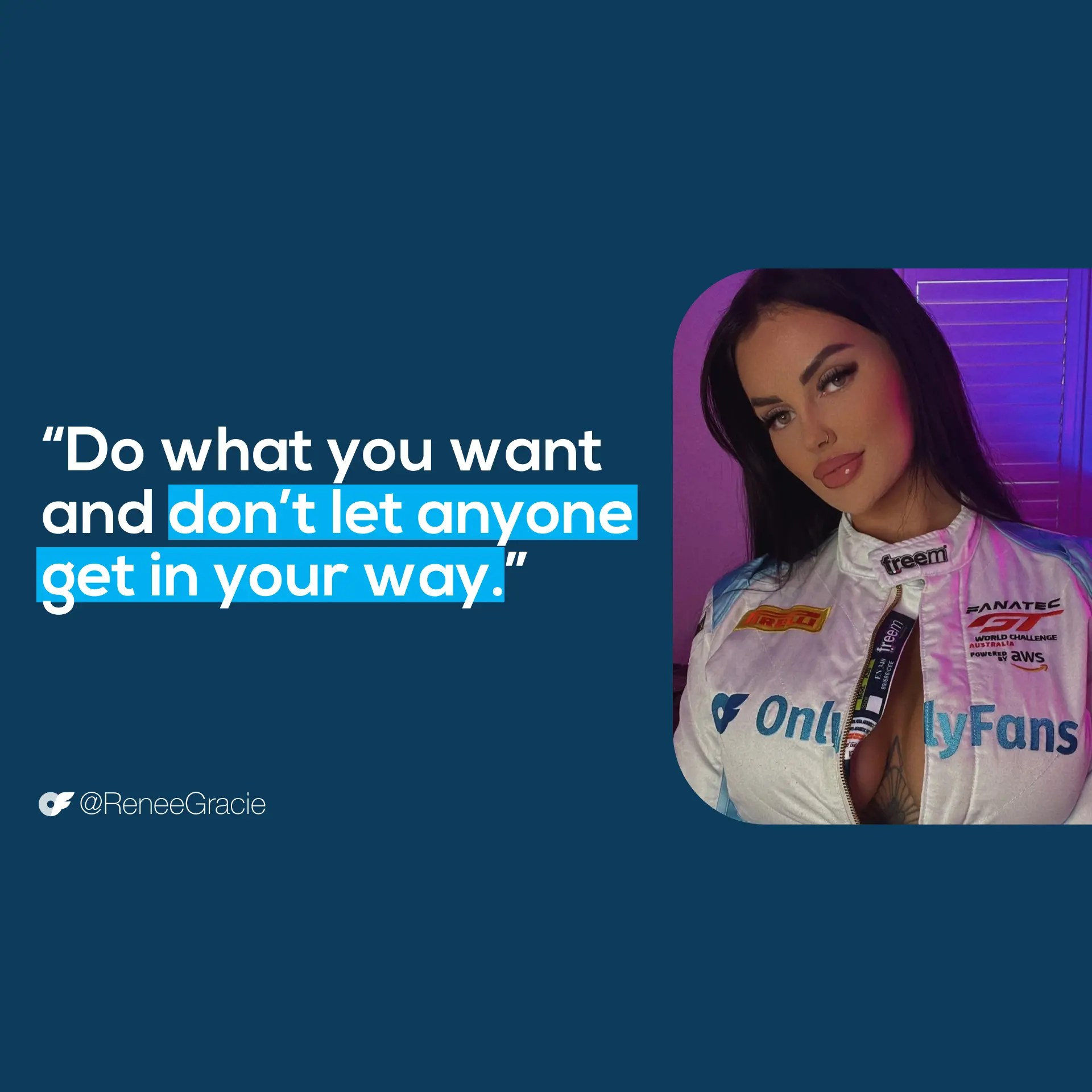 Renee Gracie Is Back on Track - OnlyFans Blog