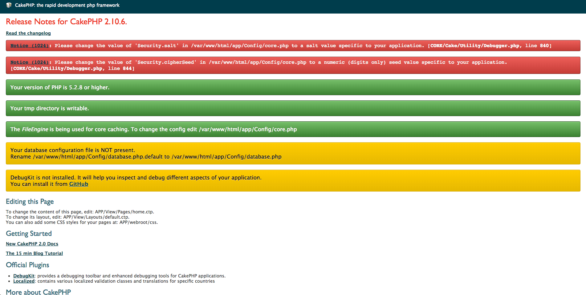 Setup CakePHP 2.x Application with Docker from Scratch onoya.dev