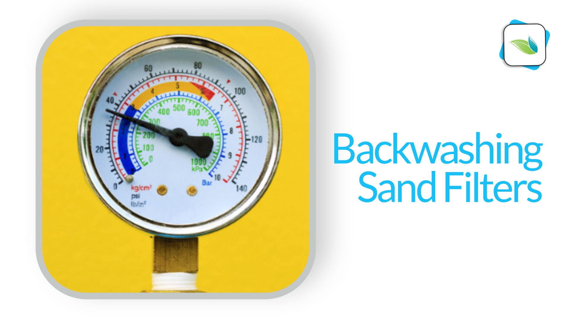 Backwashing Sand Filters