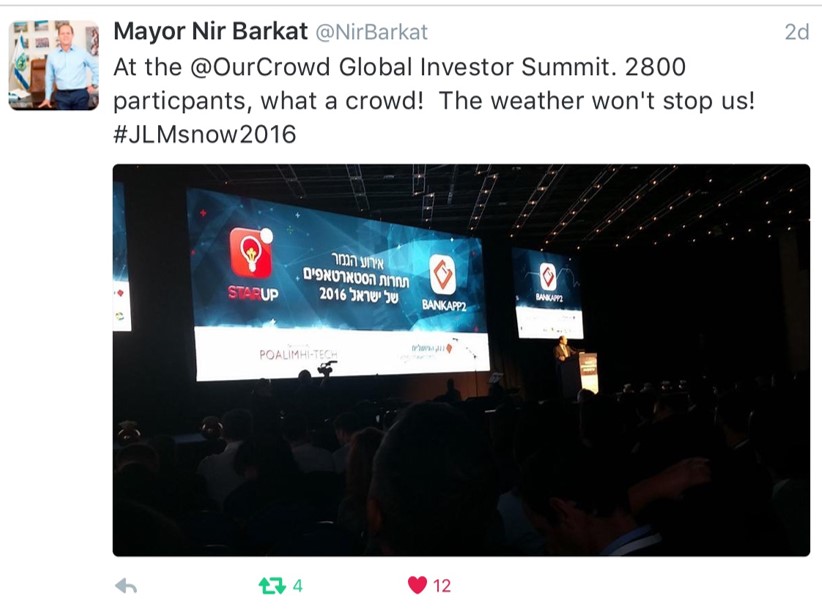 LIVE BLOG OurCrowd's 2016 Global Investor Summit OurCrowd Blog