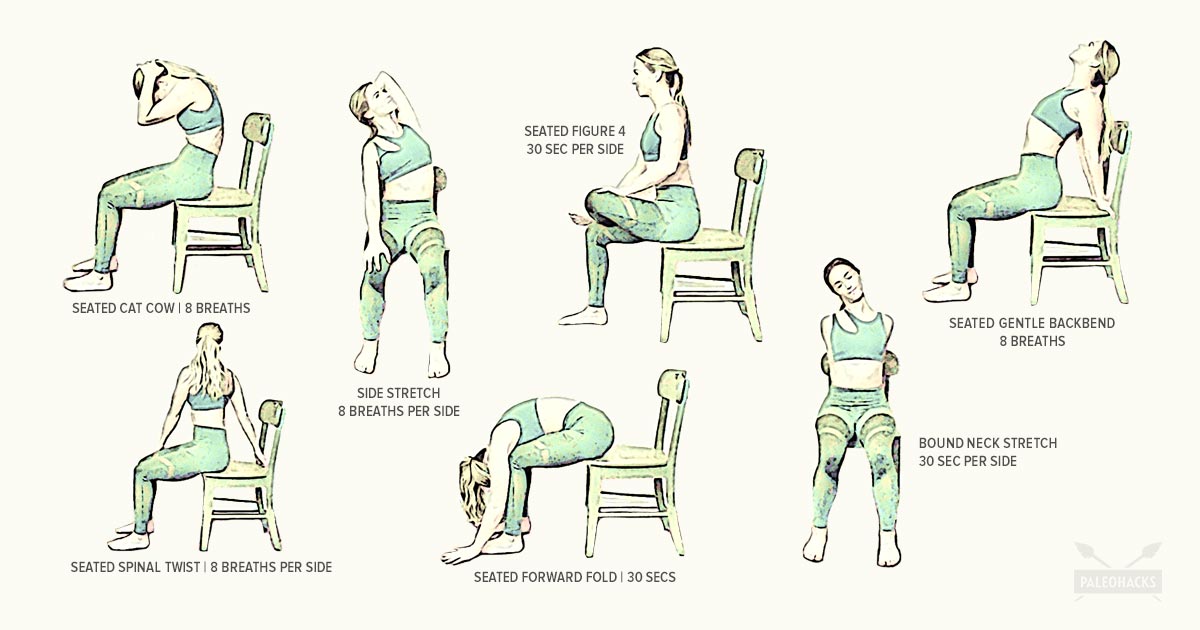 7 Easy Chair Stretches to Fix Back Pain Fitness & Mobility