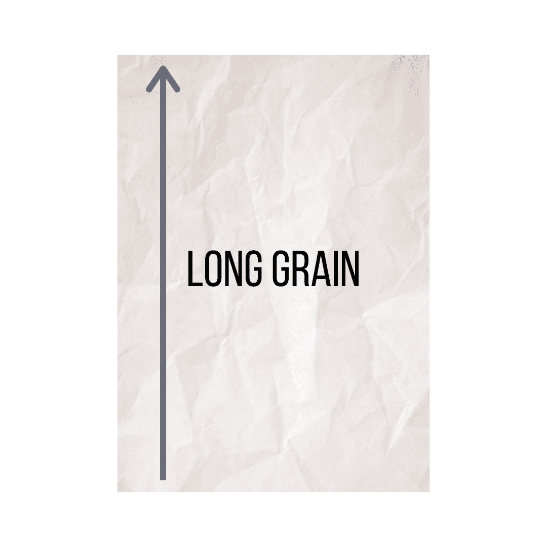 Two Easy Ways to Find Grain Direction in Paper Bookbinding Basics