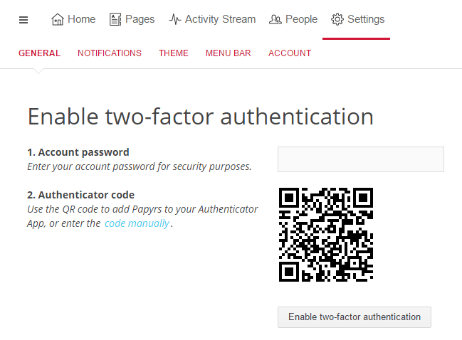 Twofactor Authentication in Papyrs Papyrs Blog