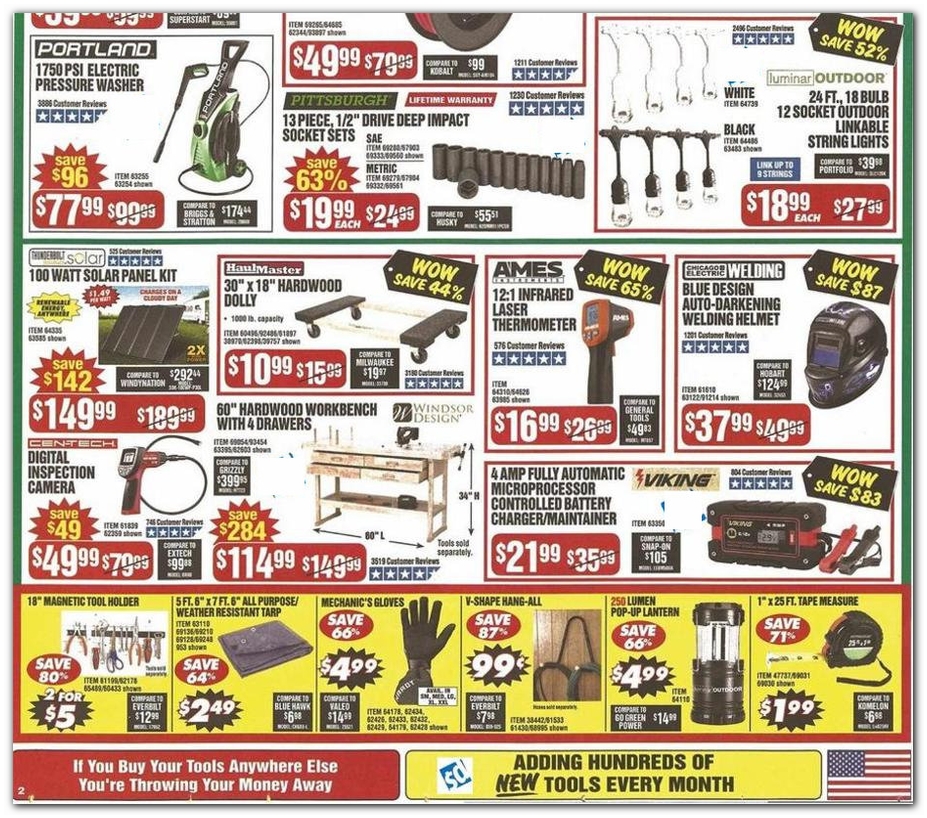 Harbor Freight Black Friday Ad Scan 2019 Passwird Deals Blog