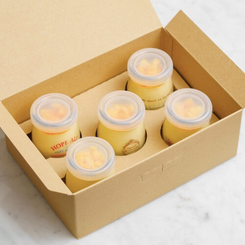 とろーりなめらかマンゴープリン