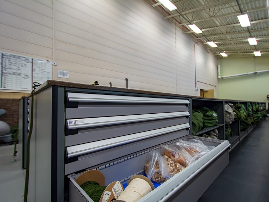 Military Parachute Storage ParaRigging Hits No Snags With Recent Install