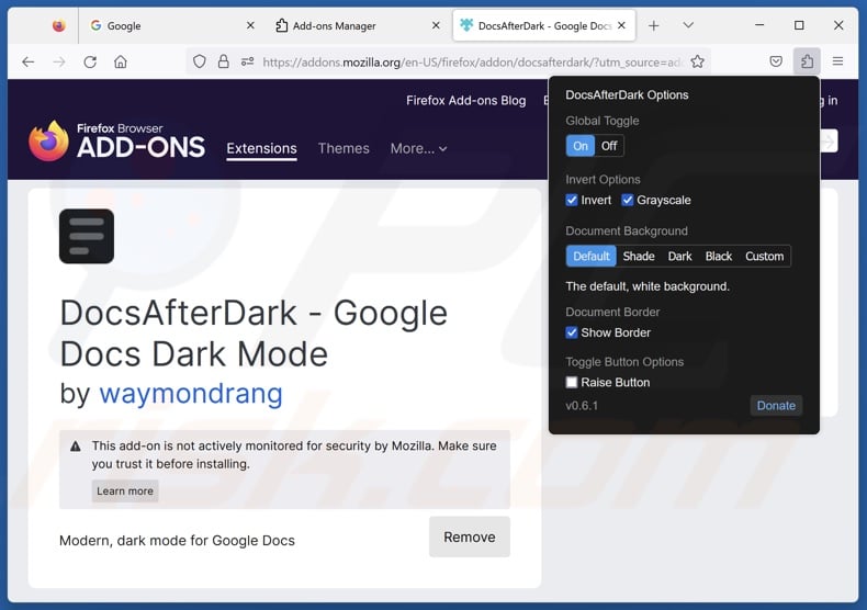 How to Turn on Google Docs Dark Mode on Desktop