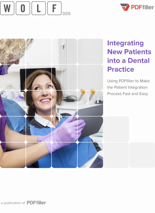 Integrating New Patients into a Dental Practice