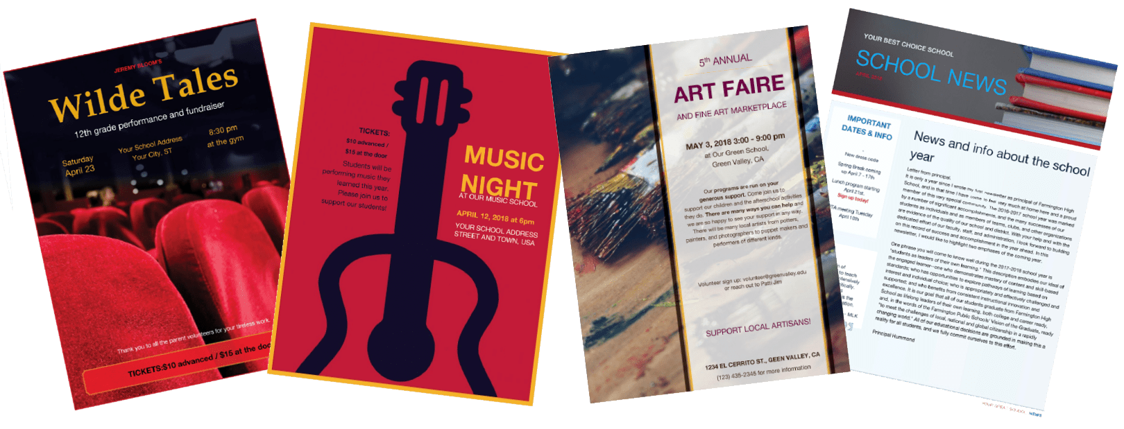 School Fundraising Flyer Templates Jpablo