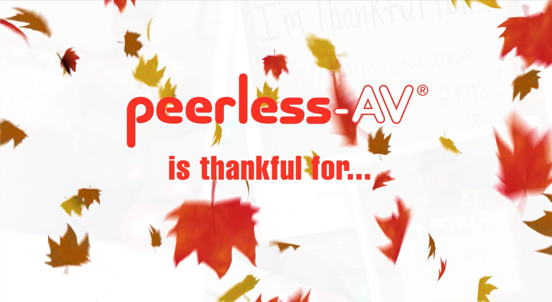 PeerlessAV Gives Thanks This Holiday Season PeerSpectives