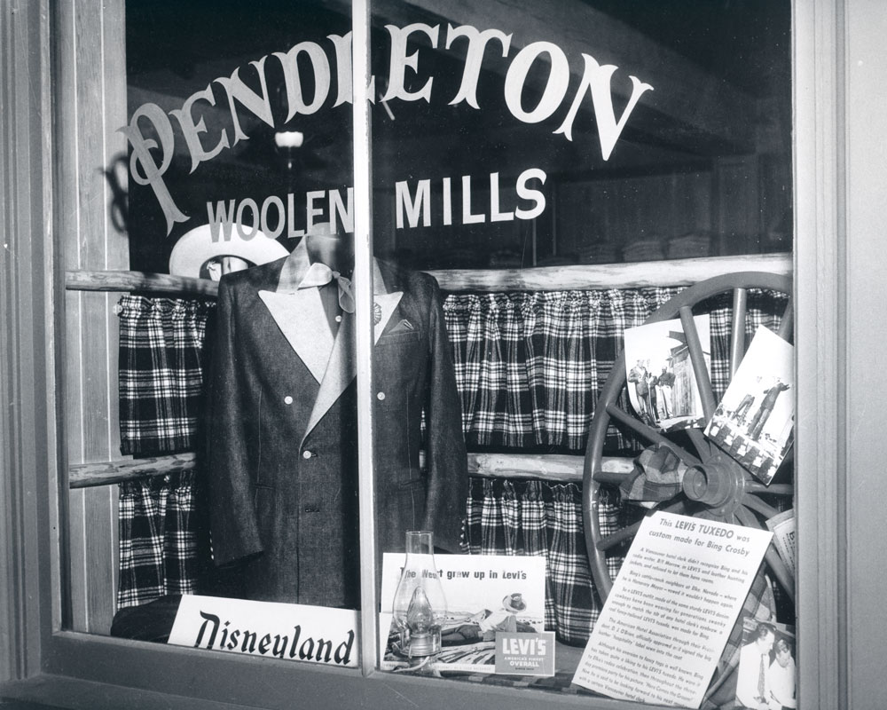 Into the Archives Rare Photos of the Pendleton Disneyland Store Pendleton Woolen Mills