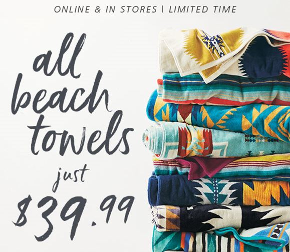 Best for the Beach and More Pendleton Towels Pendleton Woolen Mills