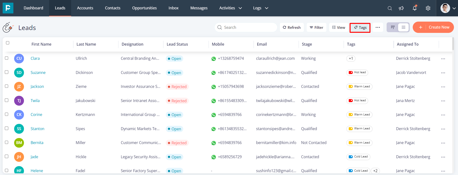 User guide for tags in CRM Pepper Cloud Blog