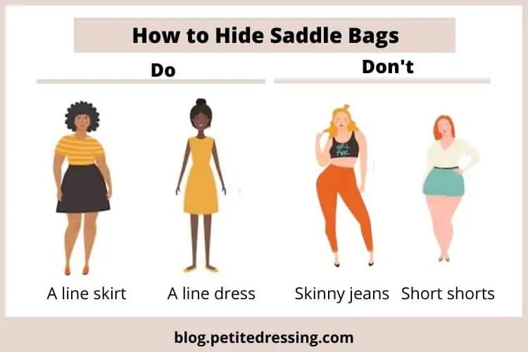 The Complete Style Guide for Women with Saddle Bag Thighs Petite Dressing