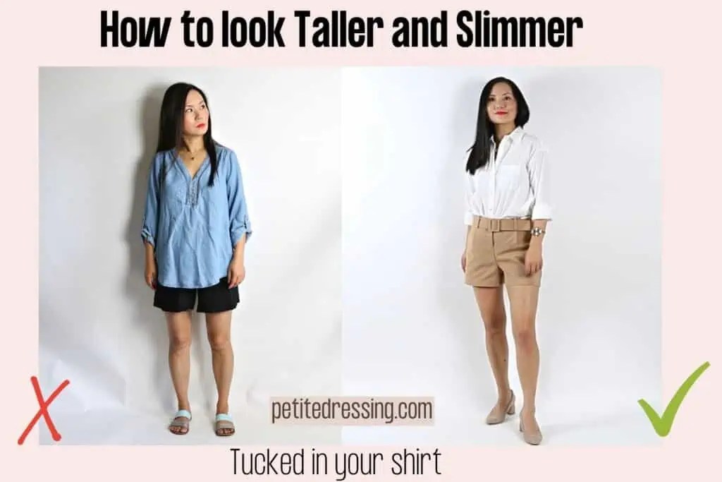 20 Ways to Look Taller and Slimmer Instantly Petite Dressing