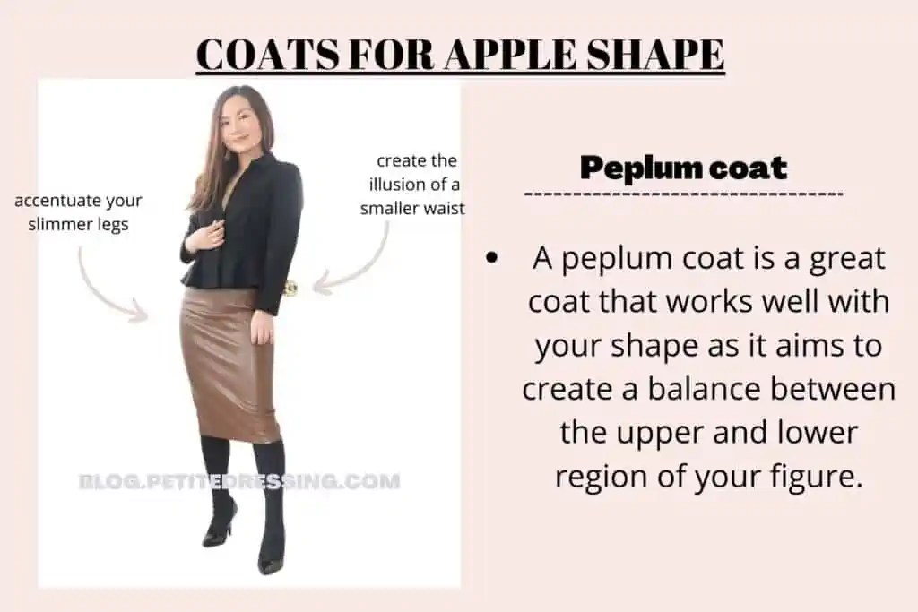 The Complete Coat Guide for the Apple Body Type Petite Dressing