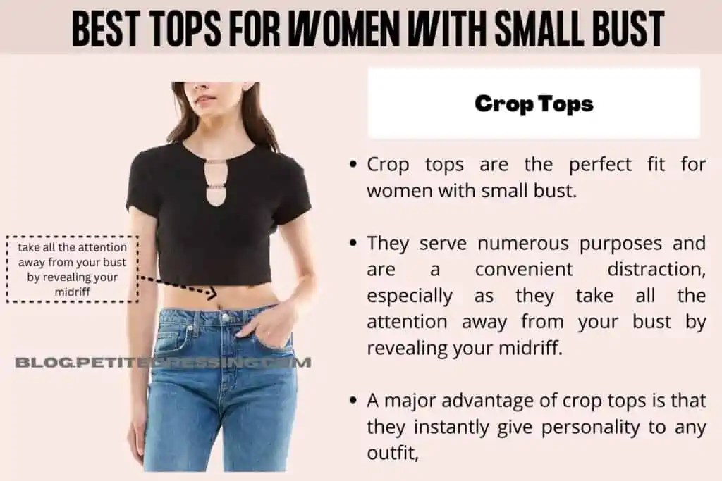 The Complete Tops Guide for Women With Small Bust Petite Dressing