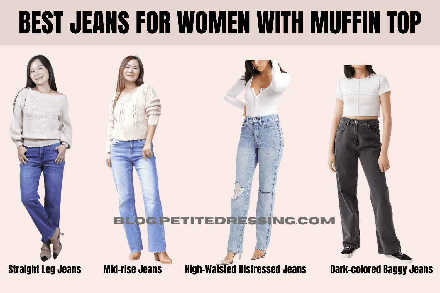The Complete Jeans Guide for Women with Muffin Top