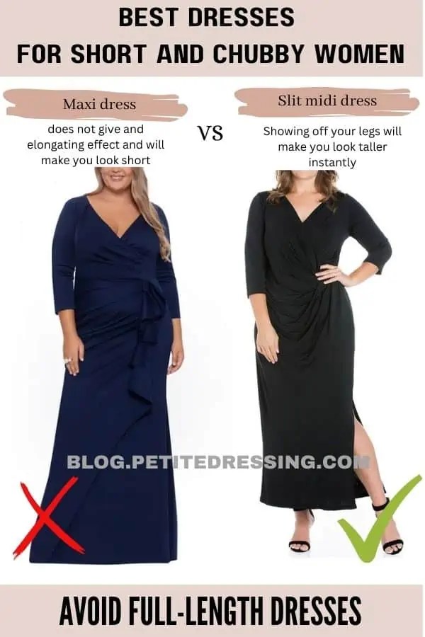 The Dress Guide for Short and Chubby Women Petite Dressing