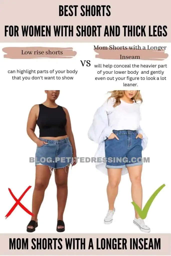 Shorts Style Guide for Women with Short and Thick Legs Petite Dressing