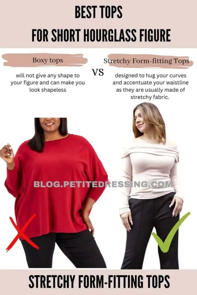 Tops Style Guide for Short Hourglass Figure Petite Dressing