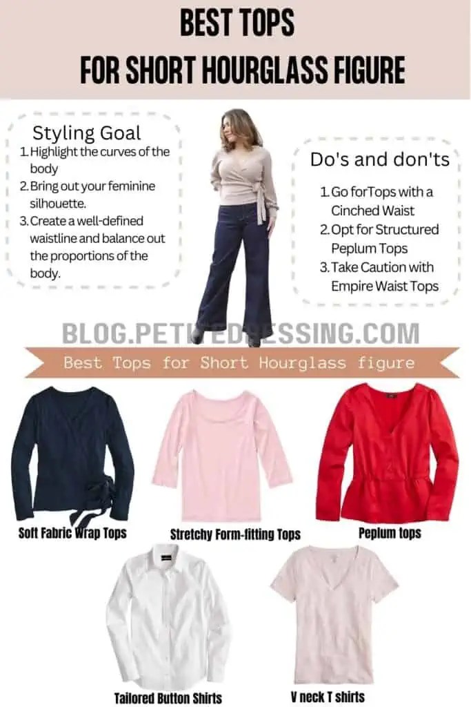 Tops Style Guide for Short Hourglass Figure Petite Dressing