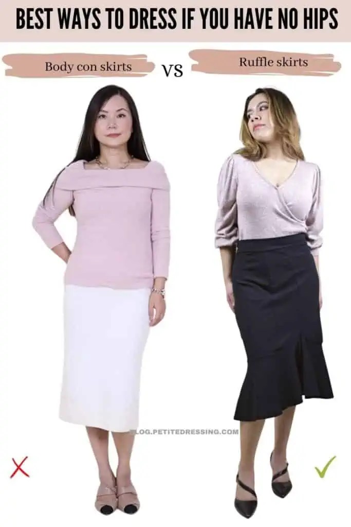 16 Best Ways to Dress If You Have No Hips