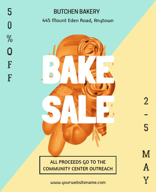Bake Sale Flyer Ideas