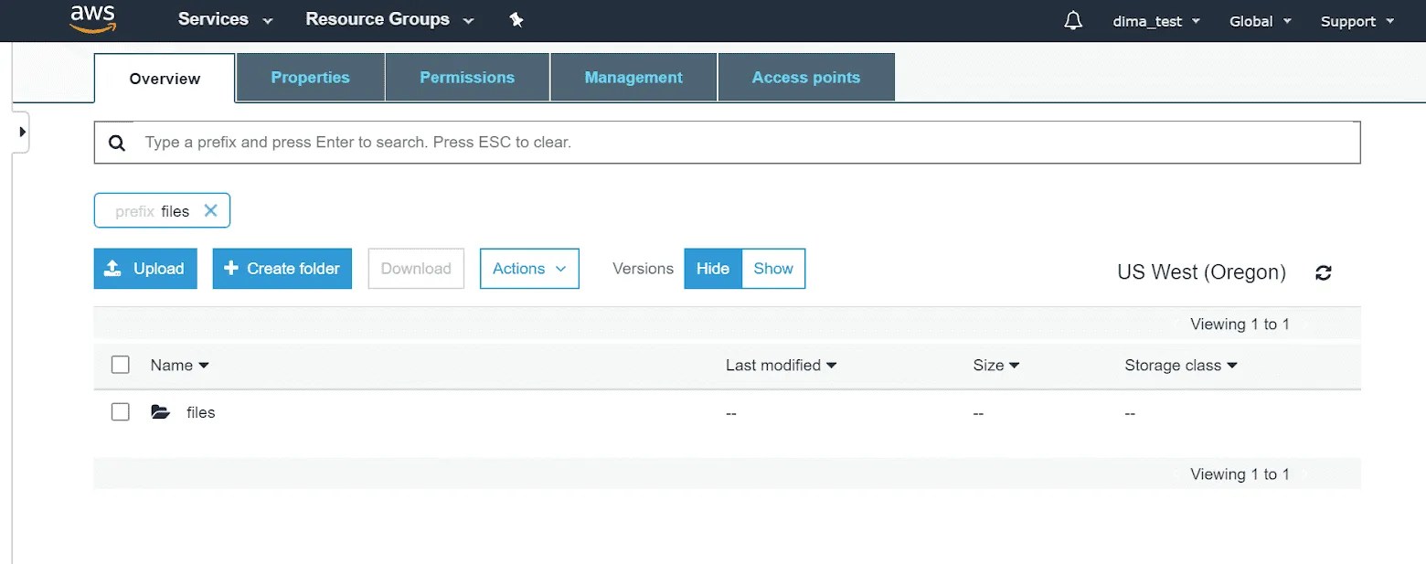 A complete guide to uploading and managing your files in Amazon S3