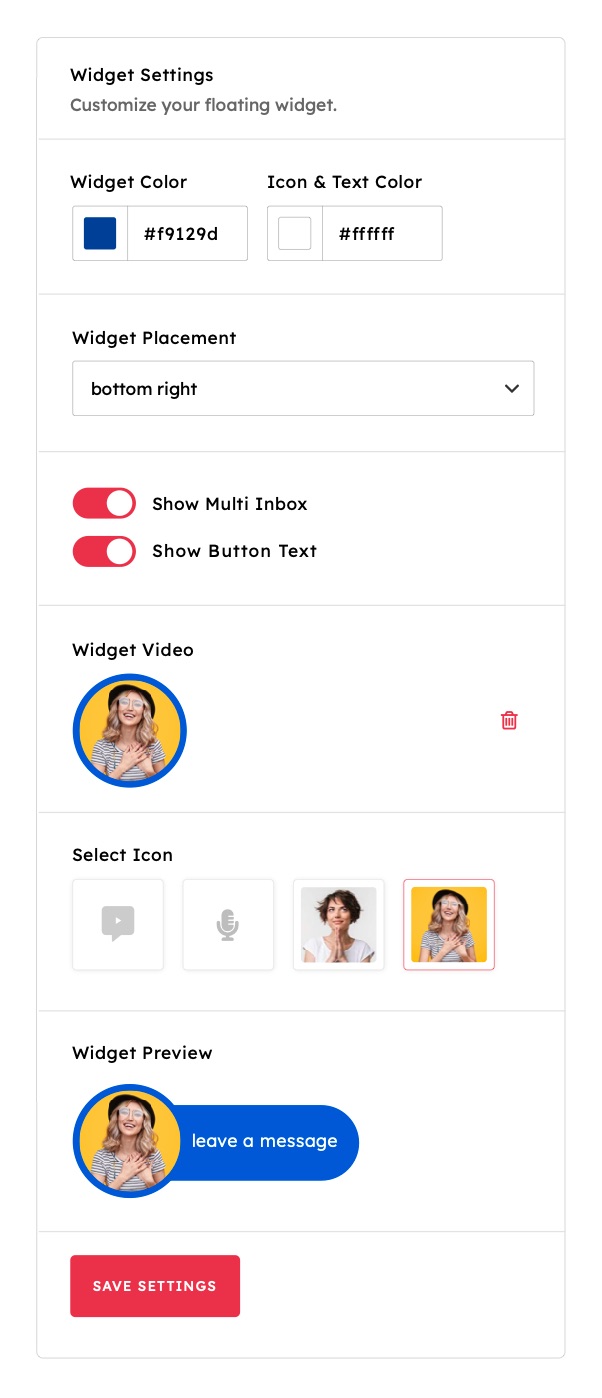 Two New Customization Options for Our Floating Widget PodInbox Blog
