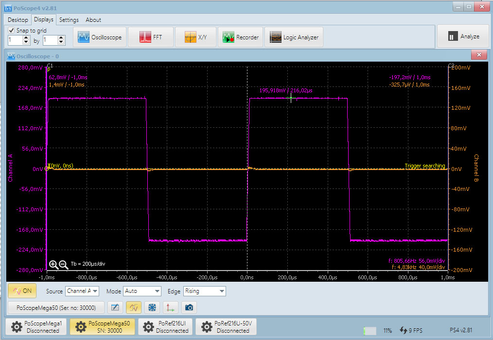 Oscilloscope probe compensation PoBlog™