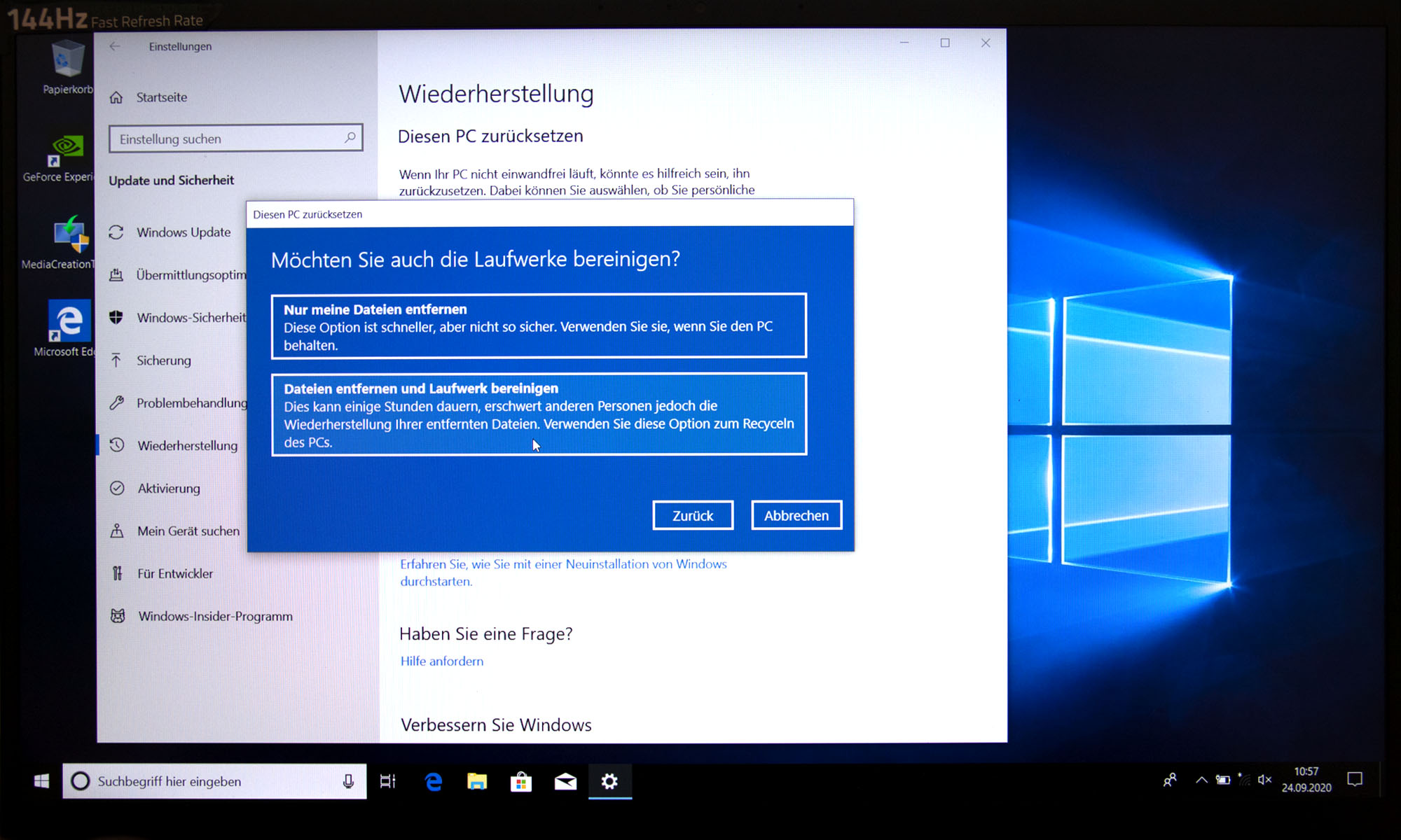 Windows 10 zurücksetzen so funktioniert's FOCUS.de