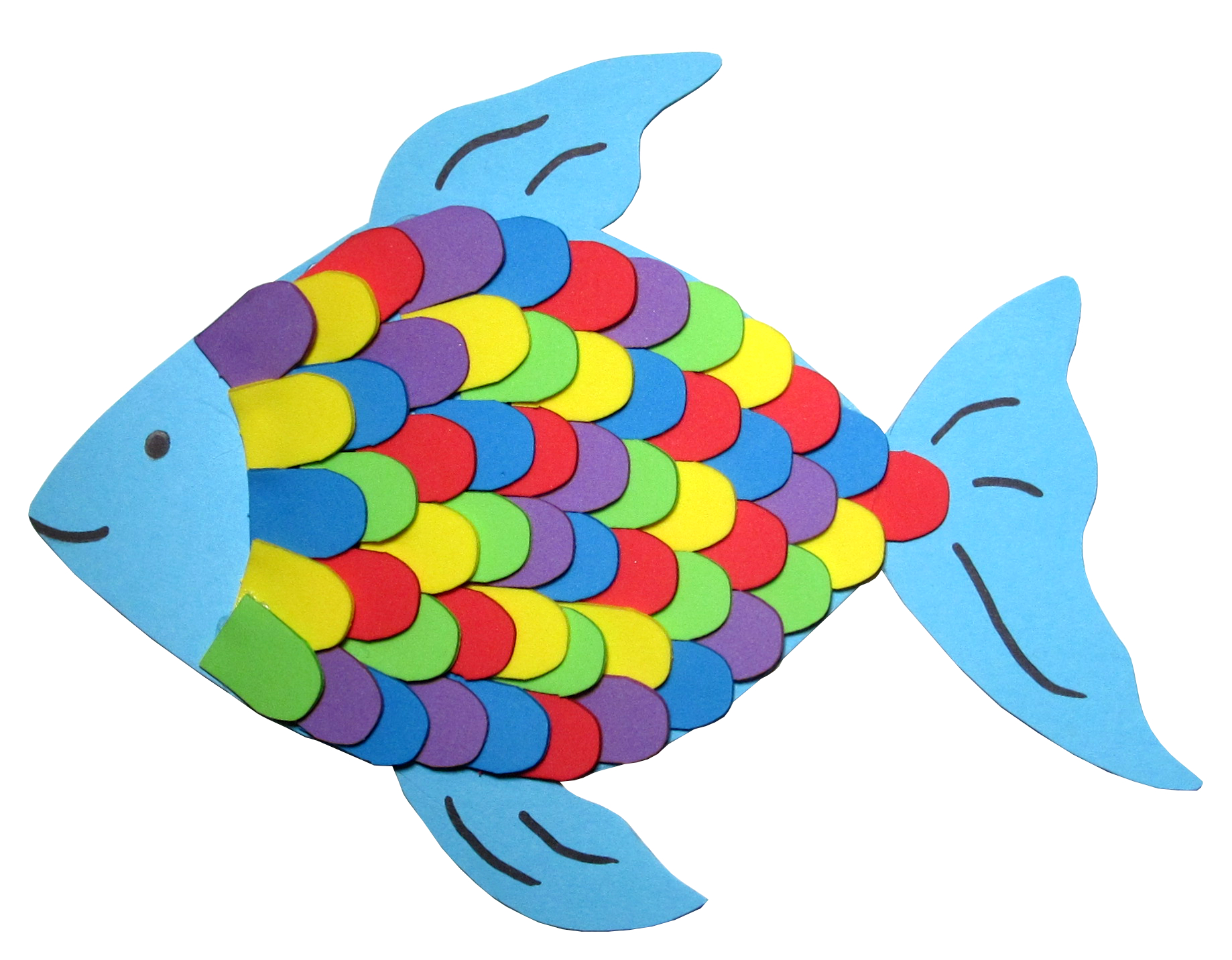 Regenbogenfisch Prell Bastelblog