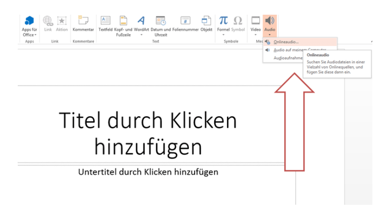 Ganz einfach Wie man Audiodateien in PowerPoint 2013 einfügt