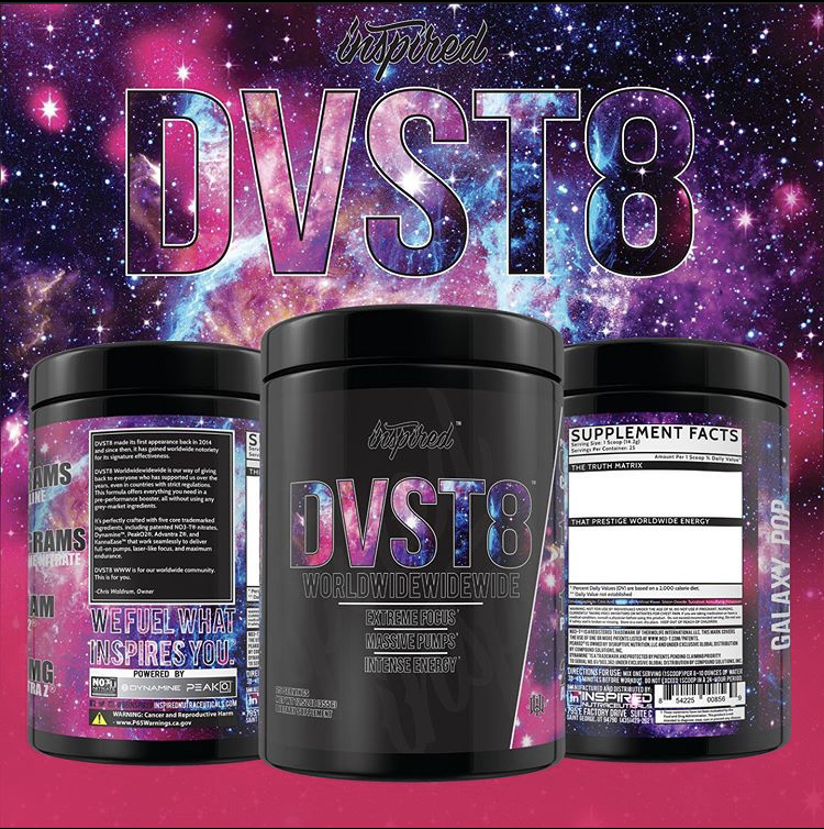 Inspired Nutraceuticals� DVST8 Pre Workout Goes Worldwide! Inspired Nutraceuticals� DVST8 Pre Workout Goes Worldwide!