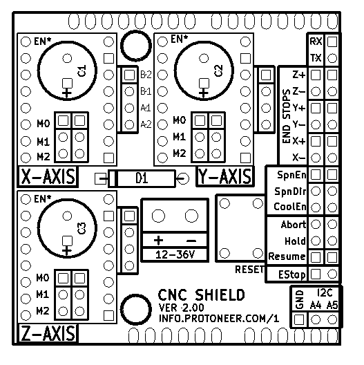 Arduino-CNC-Shield-Schematics | Protoneer.co.nz