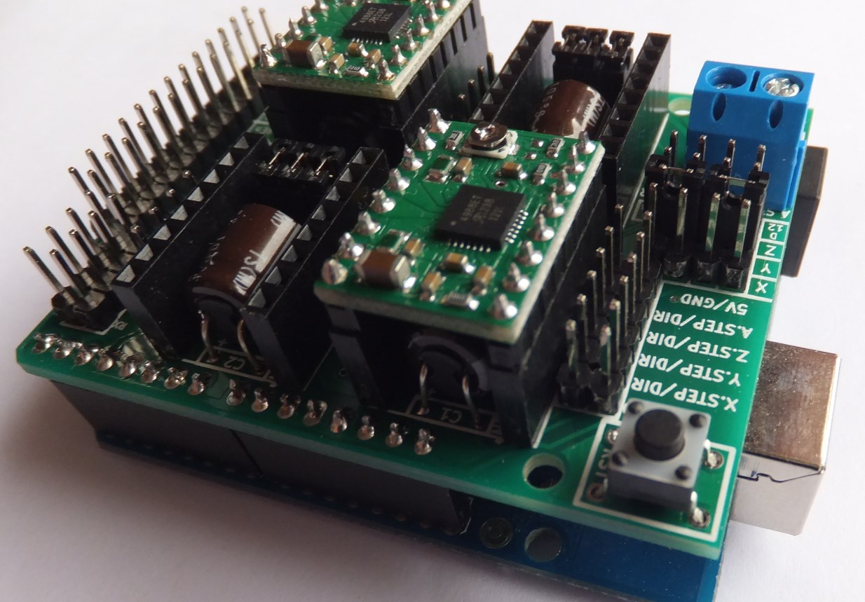 Arduino CNC Shield – 100% GRBL Compatable | Protoneer.co.nz