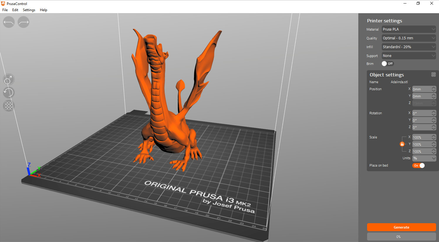 PrusaControl release Original Prusa 3D Printers