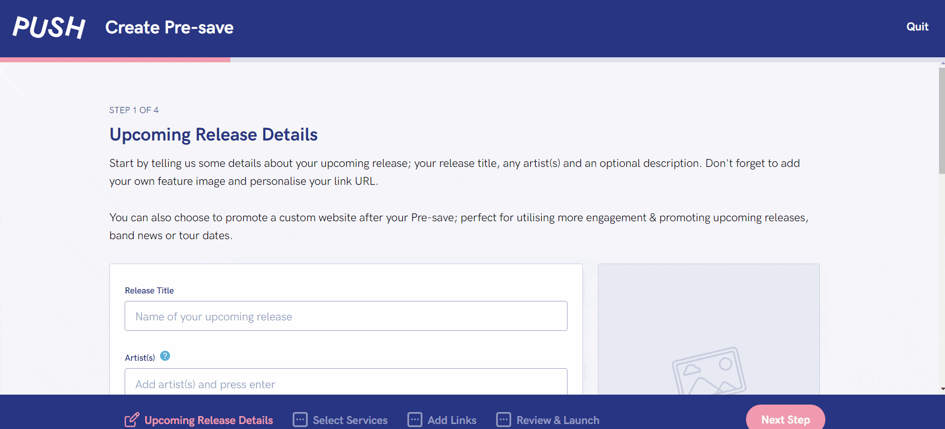 How to set up a Presave campaign for your music release PUSH.fm
