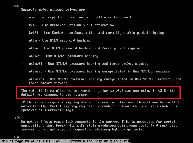 sambaクライアントでWindowsをマウントできない。mount error(13) Permission denied puti se blog