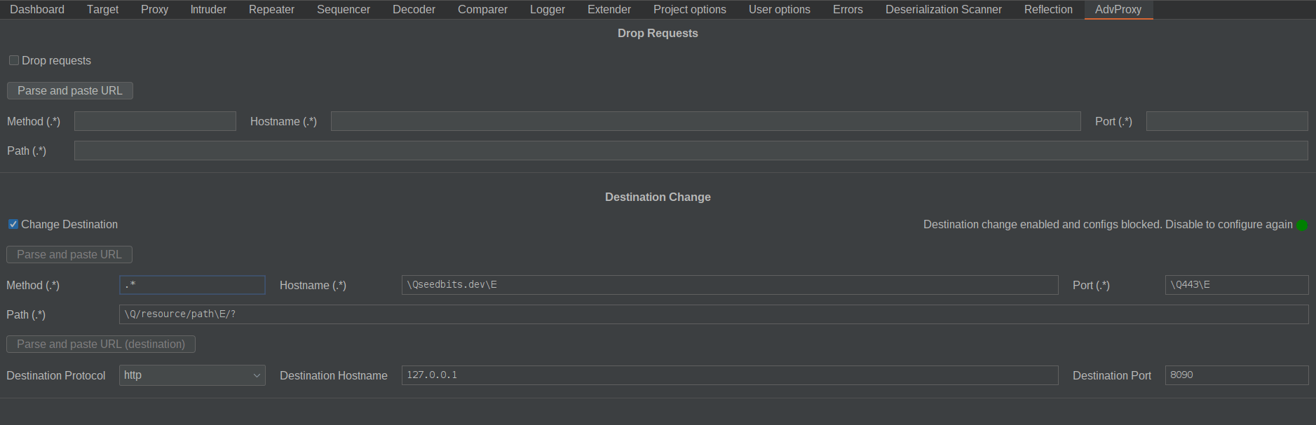Advanced Proxy Extension for Burp Suite