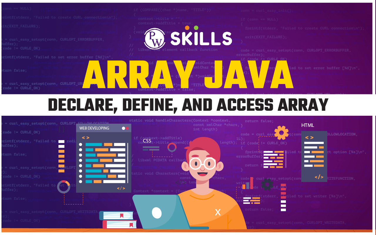 Array Java Declare, Define, And Access Array