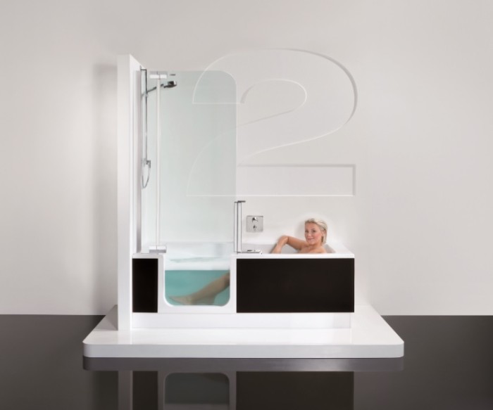 The Twinline Innovative Tub Shower Abode